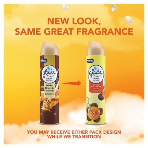 Glade Sweet Chocolate Treat air freshener spray 300ml, UK version