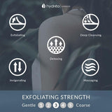 Hydrea London Bamboo & Loofah Exfoliating Back Strap