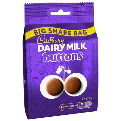 Cadbury Dairy Milk Buttons chocolate 175g - British product