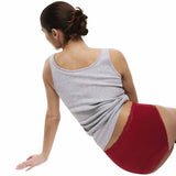 MS Womens Heavy Absorbency Period Full Briefs 16 Dark Cranberry