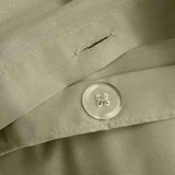 M&S Cotton Rich Bedding Set, Single, Green