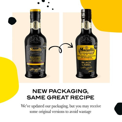 Mazzetti balsamic vinegar Black Label 5 Leaf 250ml, imported from the UK