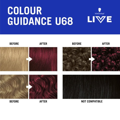 Schwarzkopf permanent hair dye Ruby Glaze box - British product