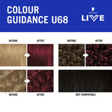 Schwarzkopf permanent hair dye Ruby Glaze box - British product