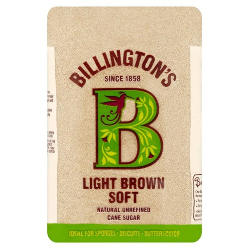 Billington's light brown soft sugar 1kg - British product