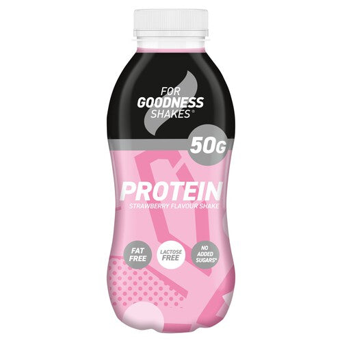 For Goodness Shakes Protein 50g Strawberry Shake Lactose Free