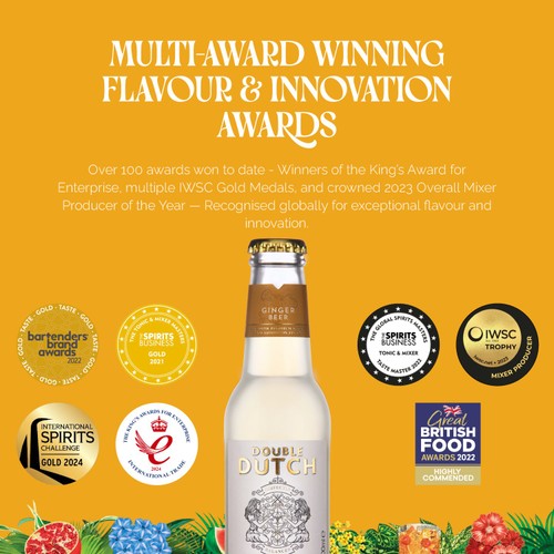 Double Dutch ginger beer 4 x 200ml - British product