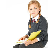 MS Unisex Pure Cotton Jumper 7-8 Years Grey