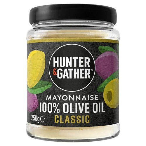 Hunter & Gather olive oil mayonnaise 250g, UK version