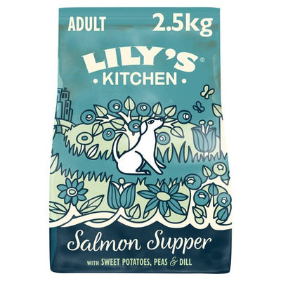 M&S Lily's Kitchen Salmon Supper Grain Free Adult Dry Dog Food 2.5kg- Buy online at McGrocer