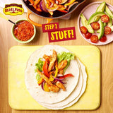 Old El Paso extra thin tortilla wraps 6 pack, imported from the UK.