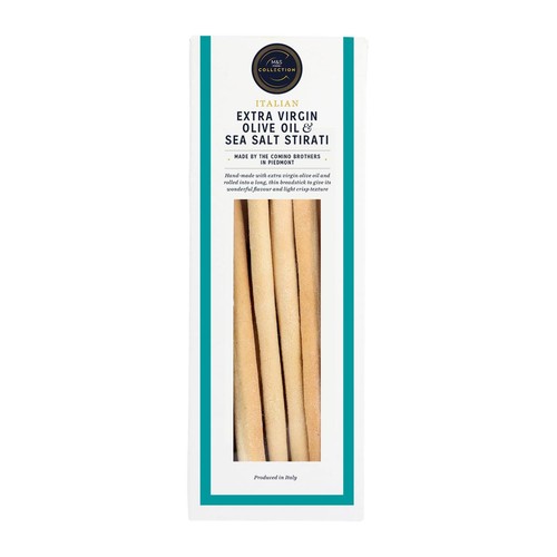 M&S artisan breadsticks with extra virgin olive oil and sea salt, imported from the UK