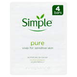 Simple pure soap bar 100g single unit (British brand)