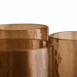 M&S Hammered Wine Glasses, Brown