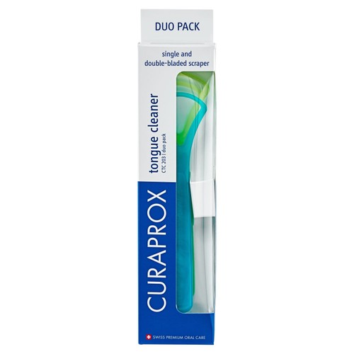 Curaprox tongue cleaner duo pack, UK version