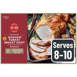 M&S British Oakham Turkey Breast Joint Boneless Frozen