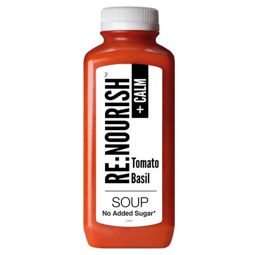 Re Nourish Tomato & Basil soup 500g, imported from the UK