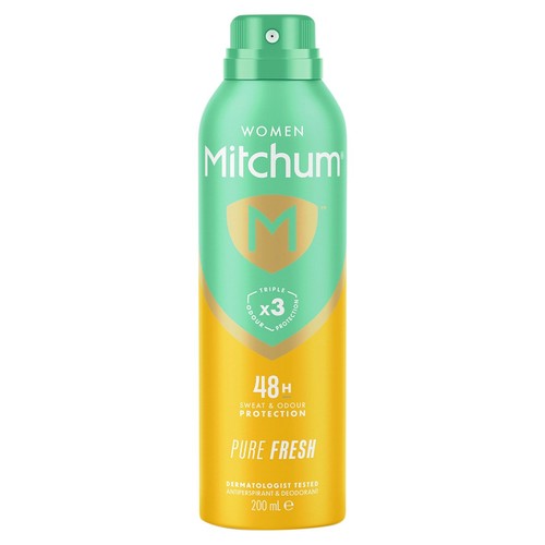 Mitchum Pure Fresh Anti-Perspirant Deodorant 200ml, imported from the UK