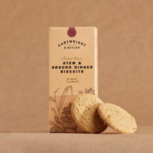 Cartwright & Butler stem ginger biscuits 200g (British brand)