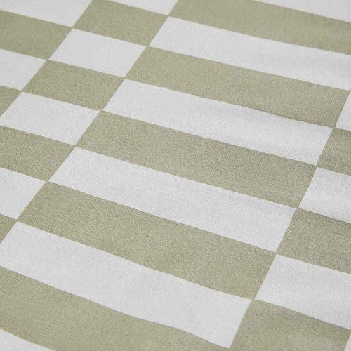 M&S bedding set geometric green super king size (British brand)