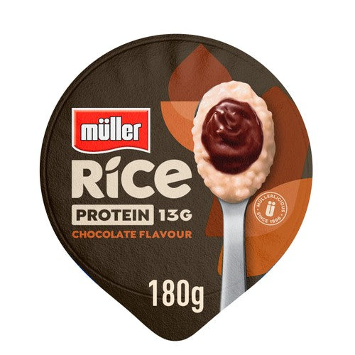 Müller Rice Protein Chocolate Pudding (British brand)