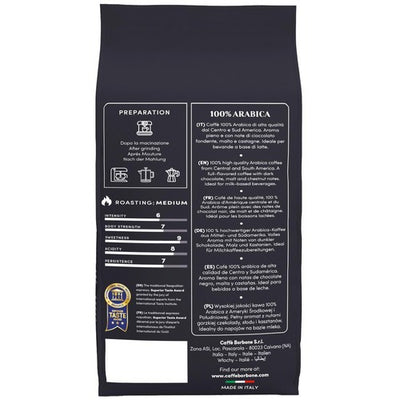100% Arabica Mittlere Röstung Kaffeebohnen Intensität 6 für Espresso