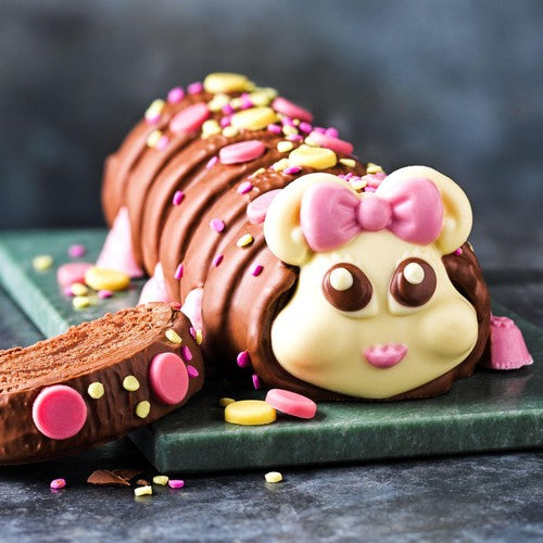M&S Connie The Caterpillar Chocolate Cake 625g, imported from the UK