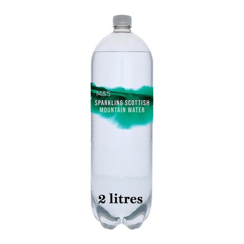M&S Sparkling Scottish Mountain Water 2L, imported from the UK