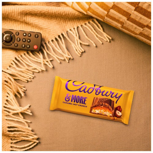 Cadbury milk chocolate bar caramel nut crunch 200g - British product
