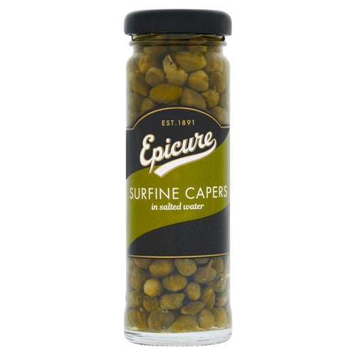 Epicure Surfine Capers in salted water 99g - British product
