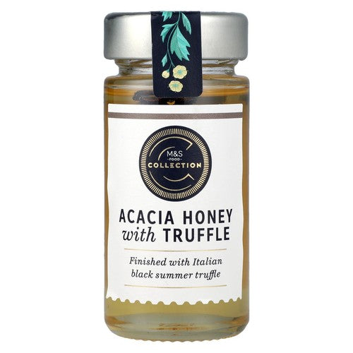 M&S honey with black summer truffle 130g, imported from the UK
