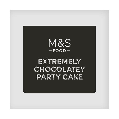 M&S milk chocolate party cake 1.45kg, imported from the UK
