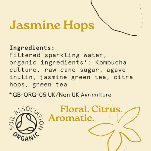 HOLOS Organic Sparkling Tea Jasmine Hops