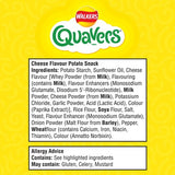 Walkers Quavers cheese flavour potato snacks multipack 20 x 16g (British brand)