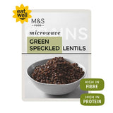 M&S Green Speckled Lentils 250g, imported from the UK