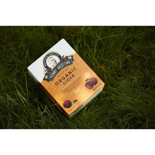 Henry Weston organic still cider 3L, UK version