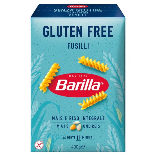 Barilla gluten-free fusilli pasta 400g - British product