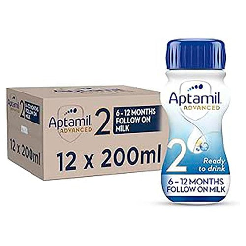 Aptamil Advanced 2 Follow On Formula Baby Milk Liquid 6-12 Months