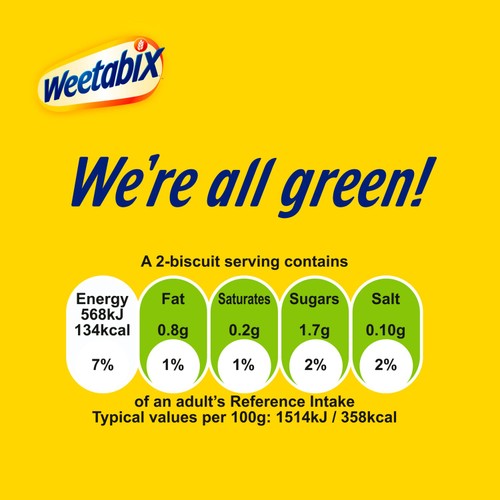 Weetabix Organic wheat biscuit cereal 24 biscuits (British brand)