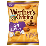 Werther's soft eclair creamy toffee with chocolate cream filling 125g (British brand)