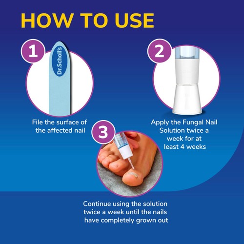 Scholl Fungal Nail 2 in 1 Treat & Shield 3.8mL - British product