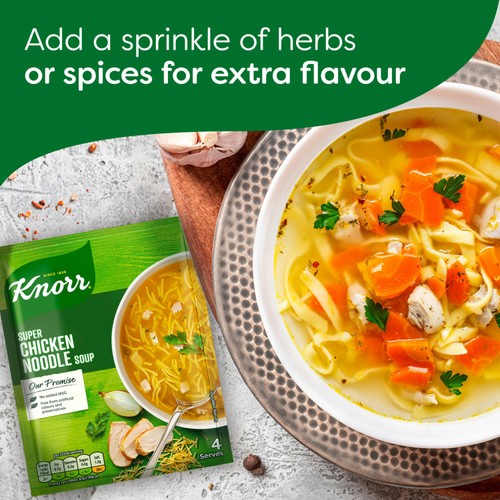 Knorr chicken noodle soup mix 51g, UK version