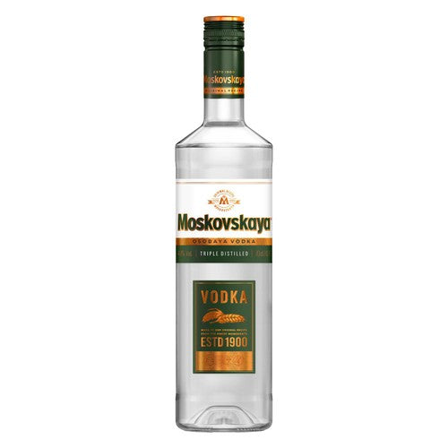 Moskovskaya Vodka 70cl, imported from the UK