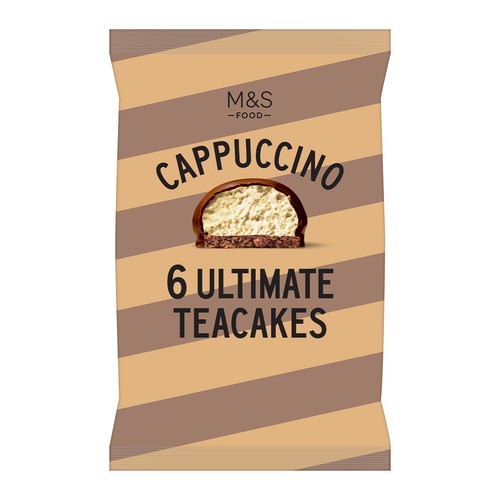 M&S cappuccino teacakes 6 pack - British product