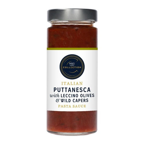 M&S Italian Puttanesca Pasta Sauce 280g, imported from the UK