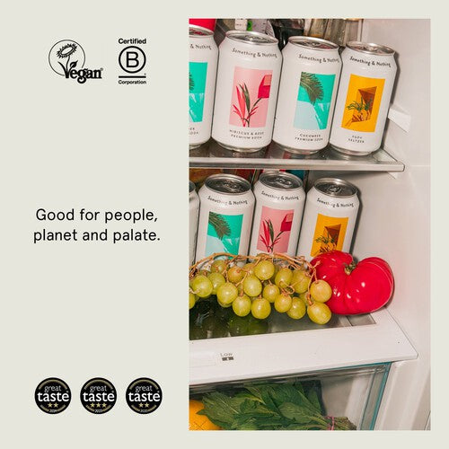 Something  Nothing Mixed Pack 12 Cans Premium Soda