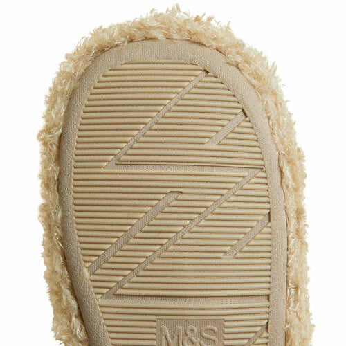 M&S Kids Spencer Bear Slippers, Size 12, Light Brown