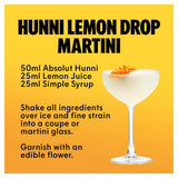 Absolut Hunni honey flavoured vodka 70cl - British product