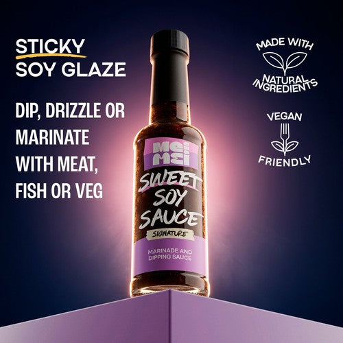 Mei Mei sweet soy sauce bottle (British brand)