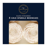 M&S 4 Gold Sparkle Meringues
